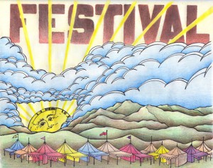 Commonwheel Artists Art Festival Tent Image by Gary Vigen